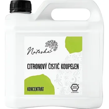 WC čistič Natasha Citronový čistič koupelen - koncentrát 3 l - na silné usazeniny vodního kamene