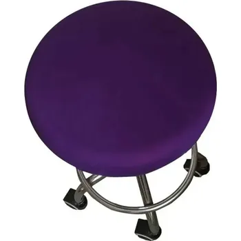 Potah na židli Elastický kulatý potah na židli proti ušpinění | potah židle, potah sedáku - i