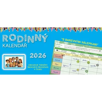 Kalendář SPEKTRUM GRAFIK Stolní rodinný kalendář 2026