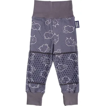 Kaarsgaren Dětské bavlněné kalhoty s protiskluzem – Ovečka, šedé (vel. 80)