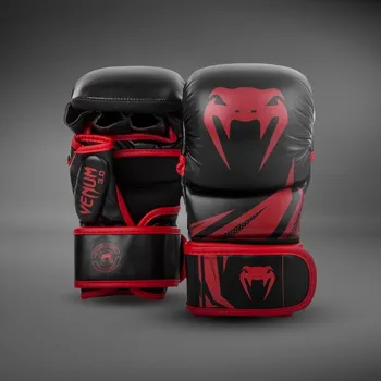 Rukavice VENUM MMA Sparring rukavice VENUM CHALLENGER 3.0 M ČERNÁ|ČERVENÁ