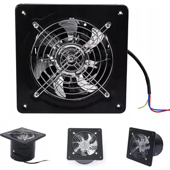 Domácí ventilátor VÝKONNÝ ODSÁVACÍ VENTILÁTOR 150mm DO KUCHYNĚ KOUPELNY SKLEPA GARÁŽE
