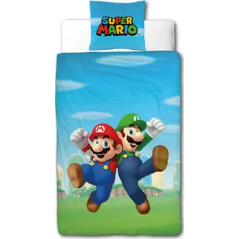 Polštář Povlečení Super Mario Mario a Luigi