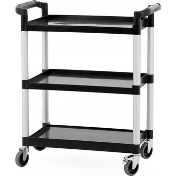 Servírovací stolek Servírovací vozík Technica 810008 95x43x84,5 cm černo-stříbrný