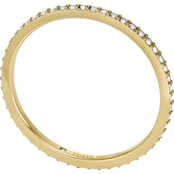 Prsten Třpytivý pozlacený prsten Ellis Pavé JF04686710 Fossil / Obvod: 59 mm - 59 mm