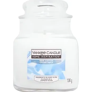 Svíčka Vonná svíčka Home Inspiration malá Soft Cotton Yankee Candle - 104 g