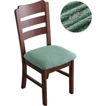 Potah na židli Voděodolný elastický potah na židli | bytový textil - Styl 2-Matcha , 5 ks