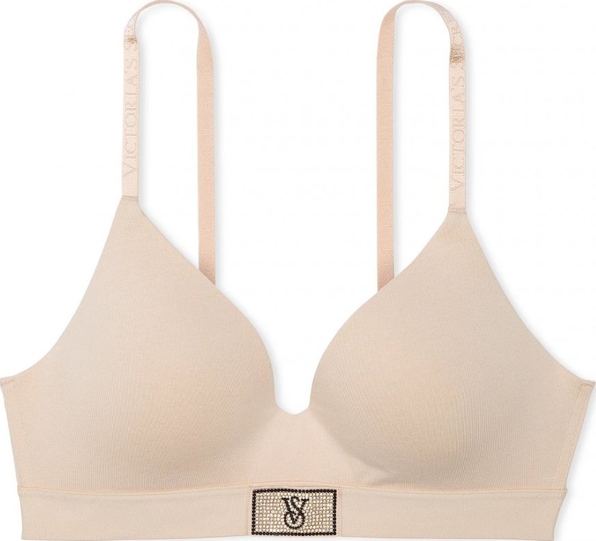 Victorias Secret podprsenka bez kostic Lightly Lined Wireless Bra tělová 70D - doprava zdarma