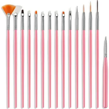 Štětce na gelovou manikúru | kosmetika - Růžový