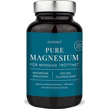 Nordbo Pure Magnesium 180 kapslí (Hořčík) Varianta: Pure Magnesium 180 kapslí (Hořčík)