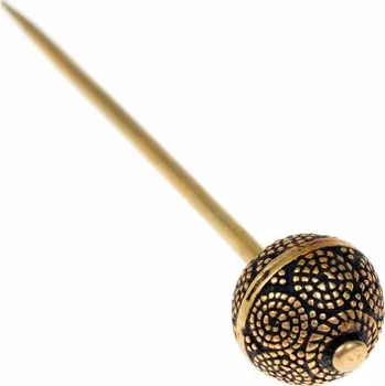 Brož Středověká zdobená brož, bronz