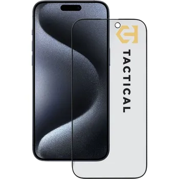 Tactical Glass Shield Privacy Stealth 5D sklo pro Apple iPhone 15 Pro Black