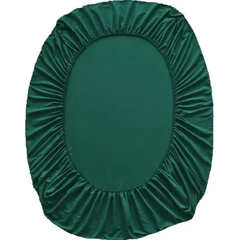 Prostěradlo Prostěradlo s gumičkou 90x200 Jersey bavlna Lahvová Zeleň