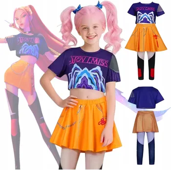 Karnevalový kostým Demon Hunters kpop Mira cosplay kostým kostým lovkyně démonů 120