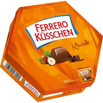 Čokoláda Ferrero Küsschen čokoládové pralinky s lískovými ořechy 20ks