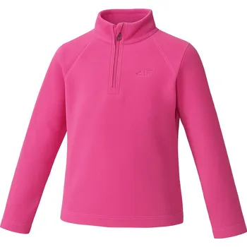 4F Dětská fleece mikina H4Z19-JBIDP001 Hot Pink 128