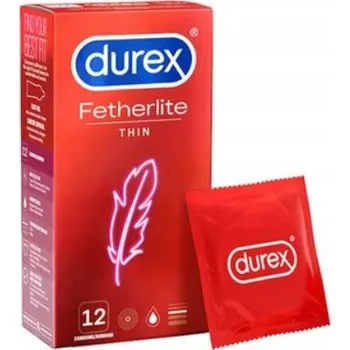 Kondom Kondomy Durex FETHERLITE THIN tenké zvlhčené 12 Ks