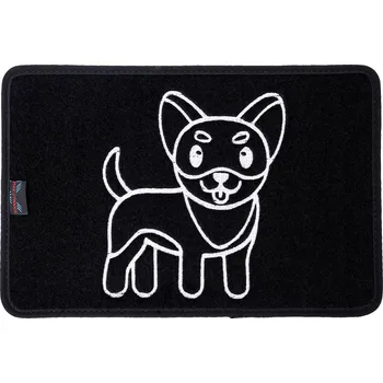 Miska pro psa Textilní podložka pod misku (cestovní) Max-Dywanik černá 1 l