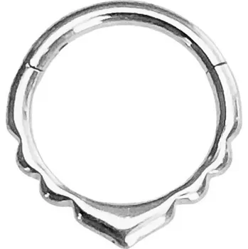 Piercing Elegantní kroužek do nosu | šperk do nosu - Styl7Stříbrná , 16G 1,2x10mm