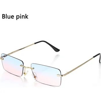 Sluneční brýle Stylové dámské sluneční brýle s luxusním designem | módní doplněk - Modro-růžová