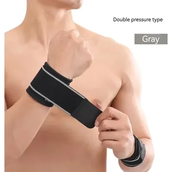 Stylová sportovní bandáž zápěstí | chránič zápěstí - Jednoduchá stříbrošedá