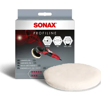 Brusný kotouč Lešticí kotouč z beránka Sonax Lammwoll Pad 125