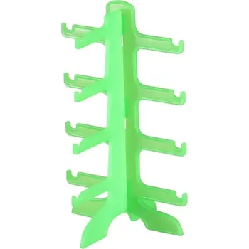 Pouzdro na brýle Stylový organizér na brýle s více úrovněmi | stojan na brýle, držák na brýle - 4vrstvá zelená