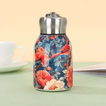 Termohrnek Stylový nerezový termohrnek 300ml | cestovní nádobí - Y13 , 300ml