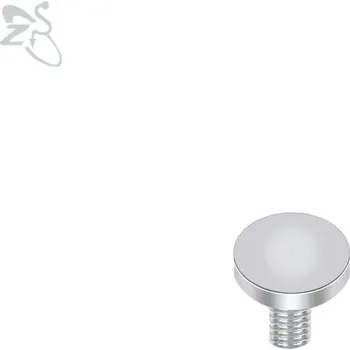 Piercing Barevný titanový dermální piercing s krystalem | tělový šperk - L-2,5 mm