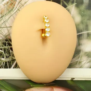 Piercing Visací piercing do pupíku z oceli | šperk - Styl2