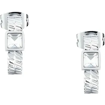 Náušnice Ocelové náušnice s čirými krystaly Gioia SAVY44 Morellato