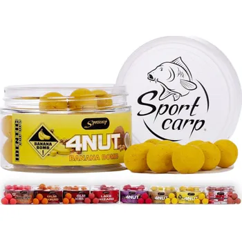 Boilies Sportcarp plovoucí boilies Identic 150 ml ø 15 mm Varianta: 4NUT Banana Bomb