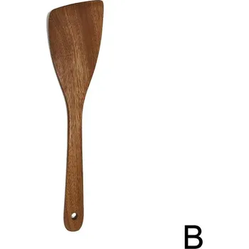Dřevěná kuchyňská špachtle z ebenu | kuchyňské náčiní - B.