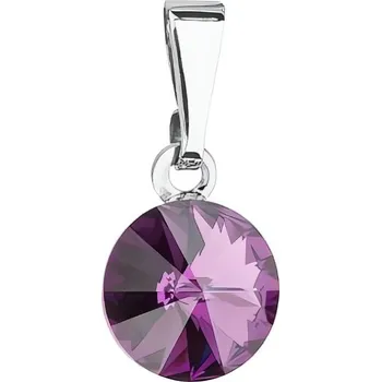 Přívěsek Módní přívěsek s krystalem Swarovski 54018.3 amethyst Evolution Group