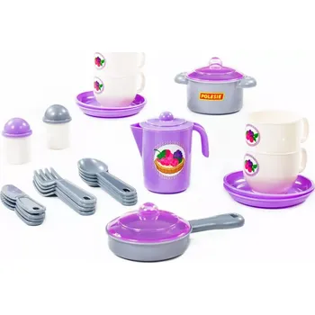 dětská jídelní sada fialová jídelní sada pro dva