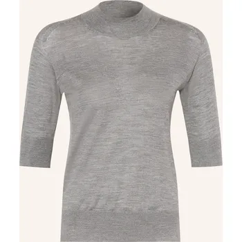 Dámský svetr Jil Sander Dámské Pletené Tričko S Kašmírem A Hedvábím, šedá, 36