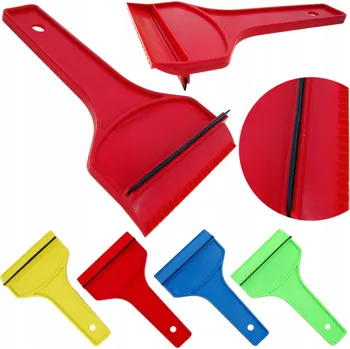 Autoškrabka ŠKRABKA NA OKNA NA SNÍH A LED S GUMOVOU STĚRKOU