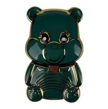 Pouzdro na mobilní telefon Tlustý medvídek stojan na telefon pro pouzdro a kosmetické zrcátko