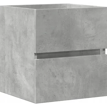 Koupelnový nábytek Skříňka pod umyvadlo závěsná šedo-betonová 41 x 38,5 x 45 cm