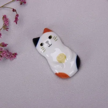 Příbor Keramický držák kočka na příbory | jídelní dekorace - 20