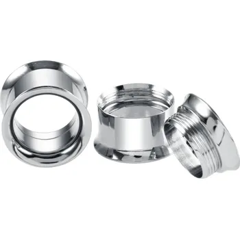 Piercing Ocelové tunely do uší se závitem | šperk 2 ks - E-závit , 2mm