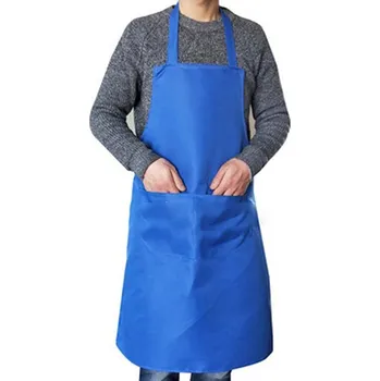 Kuchyňská zástěra Odolná kuchyňská zástěra s kapsami | kuchyňské doplňky - Modrý