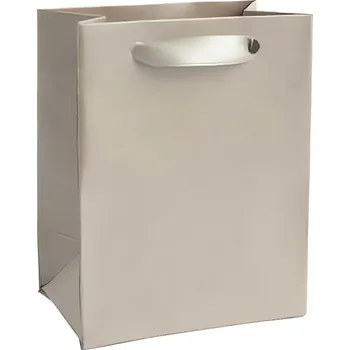 Dárková taška Dárková papírová taška stříbrná EC-3/AG Jk Box