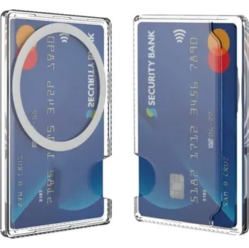 Peněženka Stylová magnetická peněženka na iPhone | držák karet - Průhledný