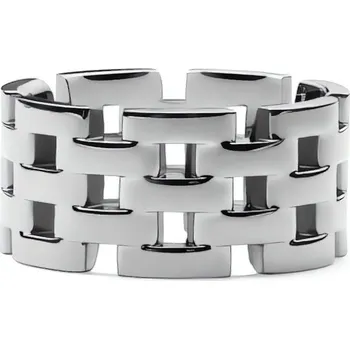 Prsten Designový ocelový prsten 5-Link DW0040103 Daniel Wellington / Obvod: 62 mm - 62 mm