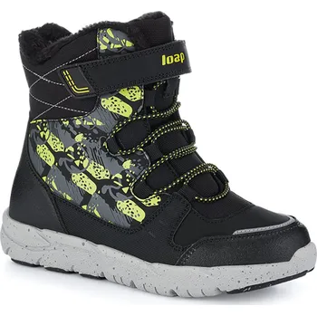 Dívčí zimní obuv Loap Pike Dětská zimní obuv KBJ22259 černá/l.chrome 28