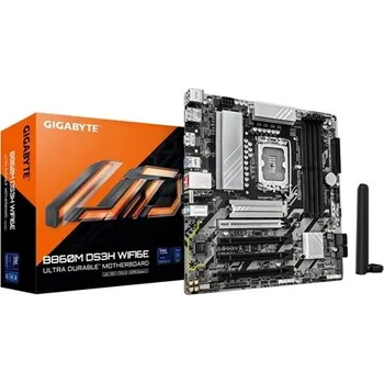 Počítač GIGABYTE MB Sc LGA1851 B860M DS3H WIFI6E, Intel B860, 4xDDR5, 2xDP, 1xHDMI, WiFi, mATX