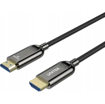 Video kabel Unitek optický kabel HDMI 2.1 AOC 8K 60Hz / 4K 120Hz, 20 m, 48 Gbps