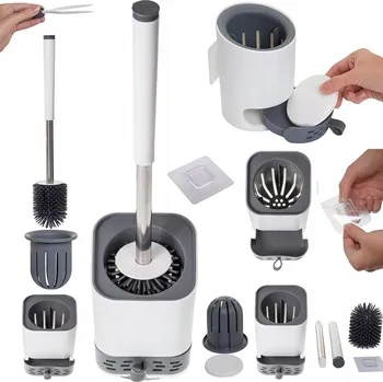 WC štětka Volně stojící WC set Masthome bílý