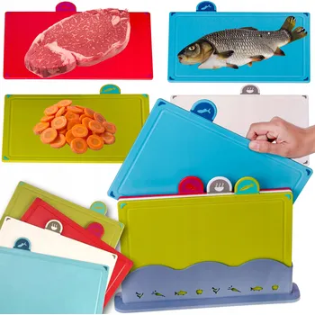 Kuchyňské prkénko Krájecí prkénko ZLARO plastové 4 ks